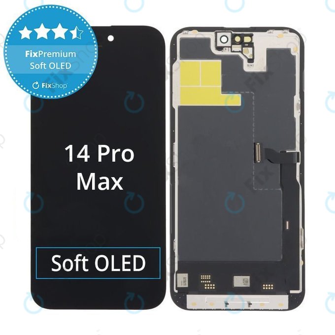 Zaslon Soft OLED za iPhone 14 Pro Max - Zaslon na dotik + Okvir, DIAGNOSTIC
