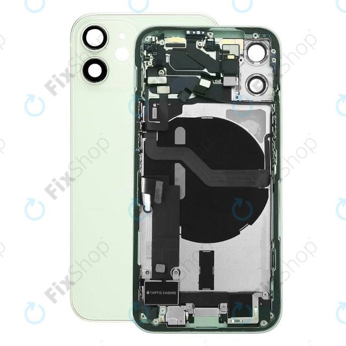 Apple iPhone 12 Mini - Zadnje ohišje z majhnimi deli (Green)