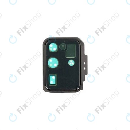 Samsung Galaxy S20 Ultra G988F - Stekleni okvir zadnje kamere (Cosmic Black) - GH98-45031A Genuine Service Pack