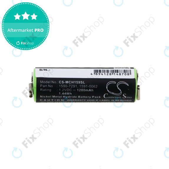 Baterija za Moser Chromini 1591, Ermila Bella 1590, 1200mAh, Ni-MH, 1.2V, 1590-7291, HQ