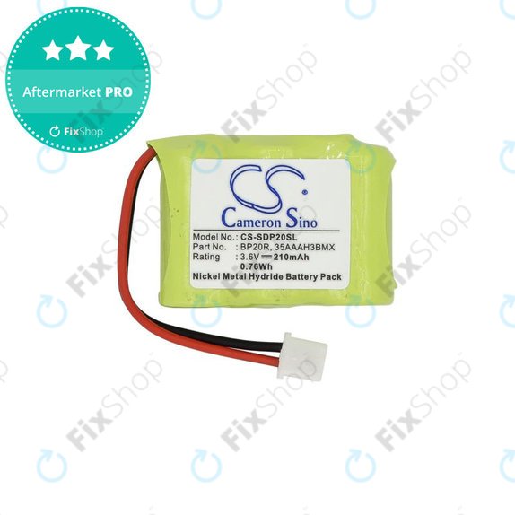 Baterija za Dogtra Receiver, Collar, 210mAh, Ni-MH, 3.6V, BP20R, HQ