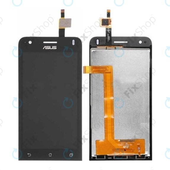 Asus Zenfone C ZC451CG - LCD zaslon + steklo na dotik + okvir (Black) TFT