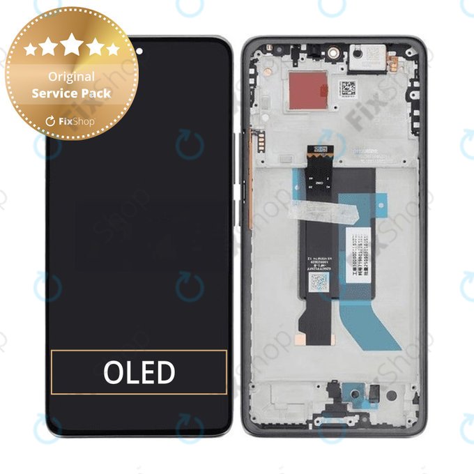 Xiaomi Poco X7 24095PCADG - LCD zaslon + steklo na dotik + okvir (Green) - 5600020O16P00 Genuine Service Pack