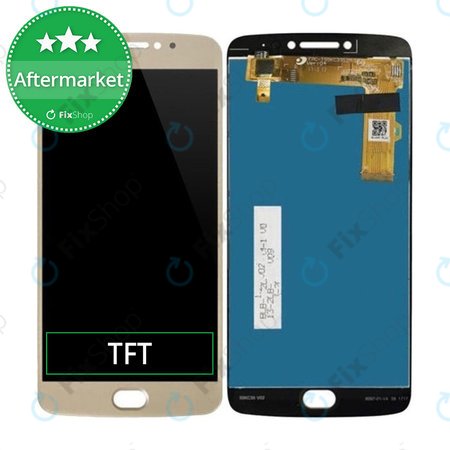 Motorola Moto E4 Plus XT1771 - LCD zaslon + steklo na dotik (Gold) TFT