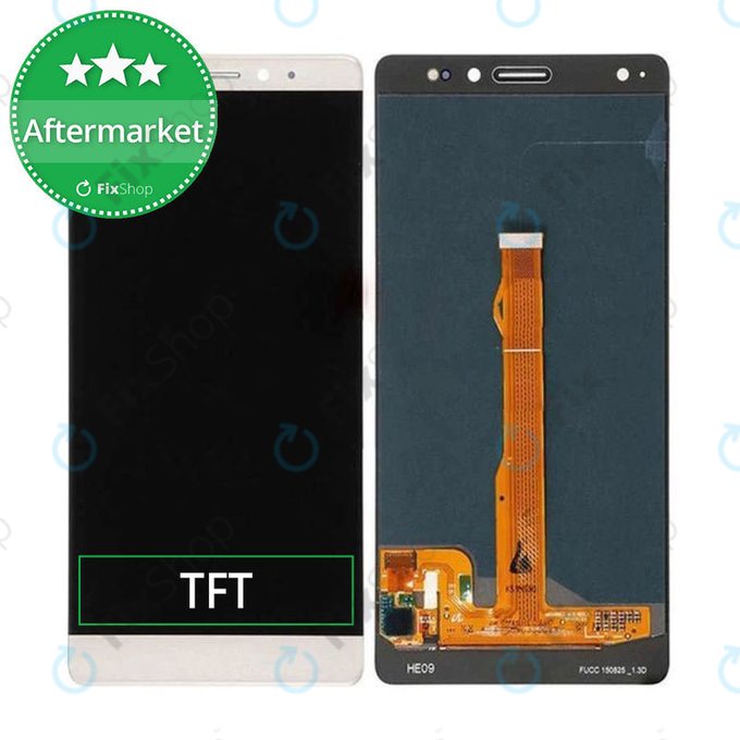 Huawei Mate S - LCD zaslon + steklo na dotik (White) TFT