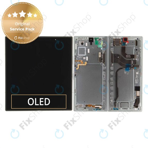 Samsung Galaxy Z Fold 7 F966B - LCD zaslon + steklo na dotik + okvir (Mint) - GH82-37548D Genuine Service Pack