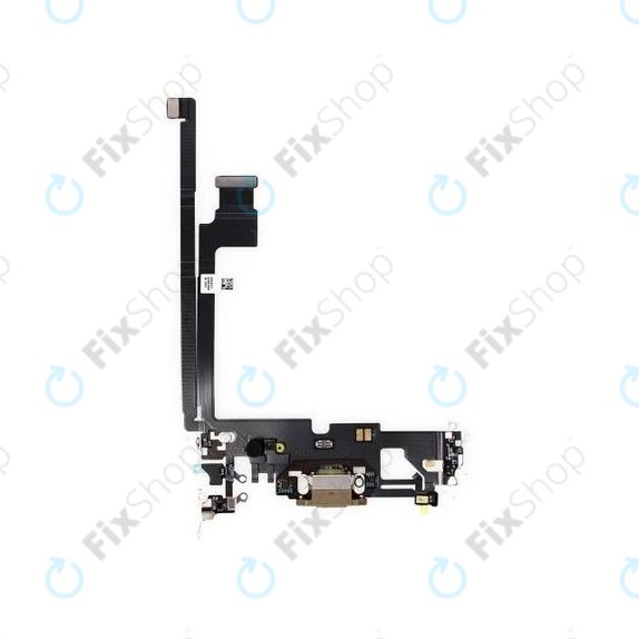 Apple iPhone 12 Pro Max - Konektor za polnjenje + Flex kabel (Gold)