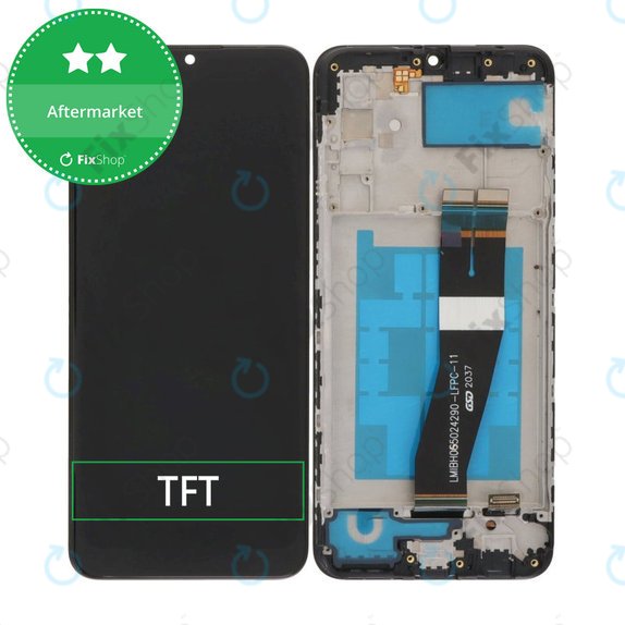 Samsung Galaxy A02s A025F - LCD zaslon + steklo na dotik + okvir TFT