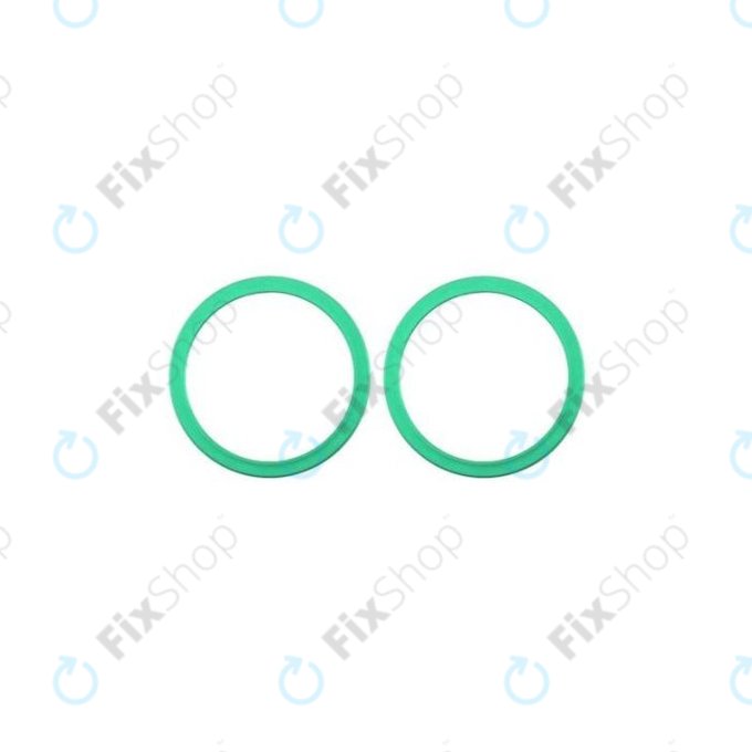 Apple iPhone 11, 12, 12 Mini - Stekleni okvir zadnje kamere (Green) - 2 kosa