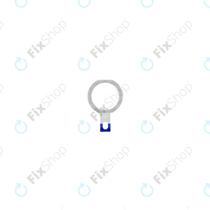 Apple iPad Air - Gumbi Domov s plastičnim obročem (White)