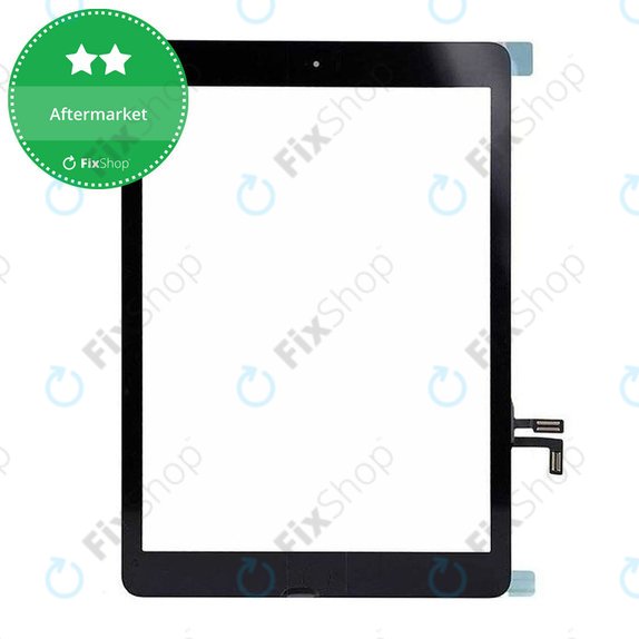 Steklo na dotik z gumbom Domov za iPad Air, Black