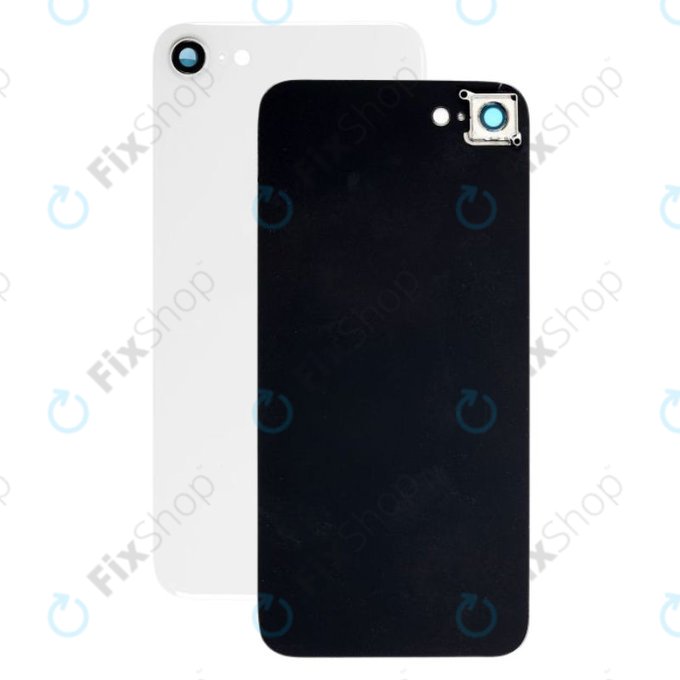 Apple iPhone 8 - Steklo zadnjega ohišja + steklo zadnje kamere (Silver)