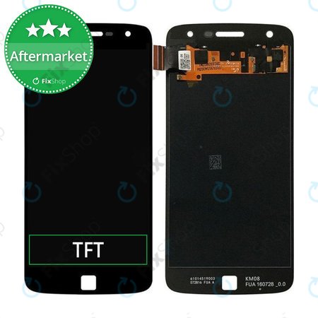 Motorola Moto Z Play XT1635-03 - LCD zaslon + steklo na dotik (Black) TFT