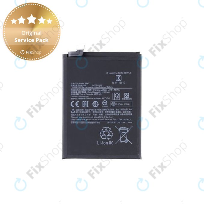 Xiaomi Mi 11 Lite 4G, Mi 11 Lite 5G, 11 Lite 5G NE - Baterija BP42 4250mAh - 46020000741Y Genuine Service Pack