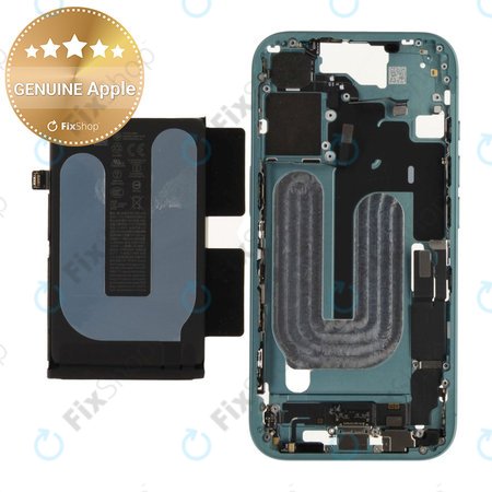 Srednji okvir z baterijo za iPhone 16 | Green | ZD076-00683 | Genuine Apple