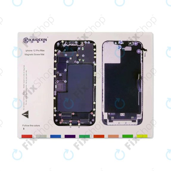Magnetni organizator z vijaki s shemo (iPhone 12 Pro Max)