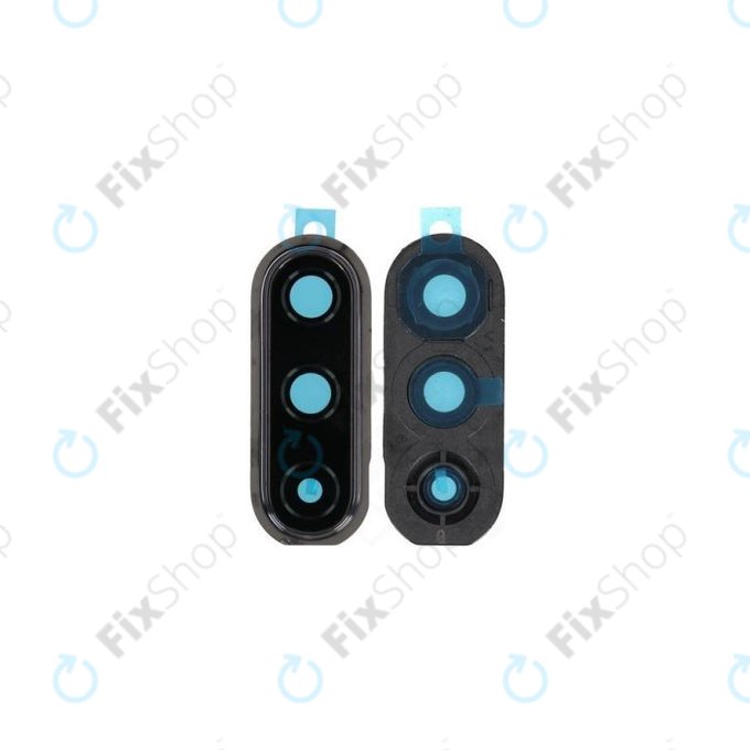 OnePlus Nord CE 5G - Stekleni okvir zadnje kamere (Charcoal Ink) - 1071101096 Genuine Service Pack