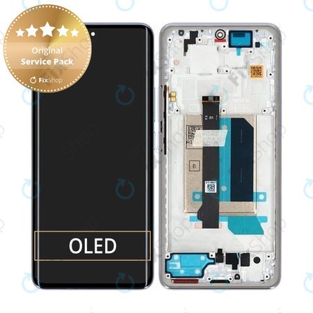 Xiaomi Redmi Note 14 Pro+ 5G - LCD zaslon + steklo na dotik + okvir (Lavender Purple) - 5600180O16U00 Genuine Service Pack