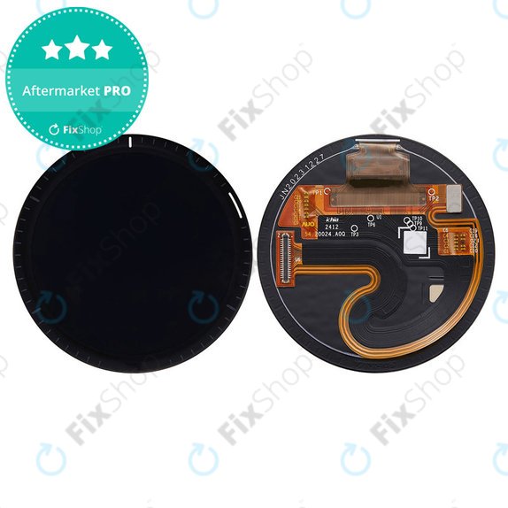 OLED zaslon + steklo na dotik brez okvirja (Black) za Garmin Forerunner 965