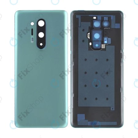 OnePlus 8 Pro - Pokrov baterije + steklo zadnje kamere (Glacial Green)