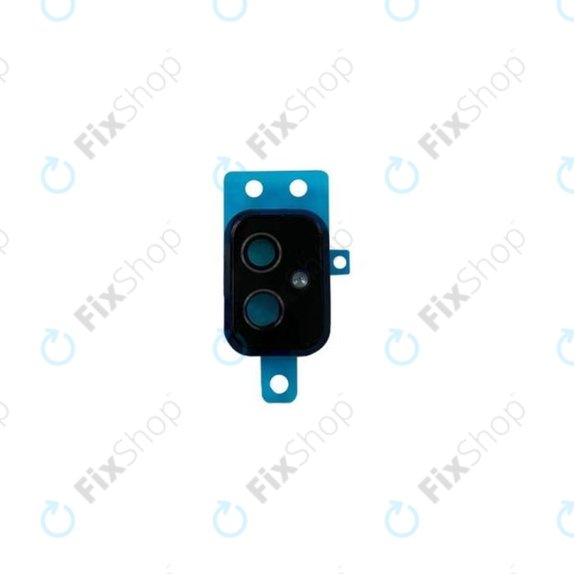 Asus Zenfone 8 - Stekleni okvir zadnje kamere (Obsidian Black) - 13020-06381200 Genuine Service Pack