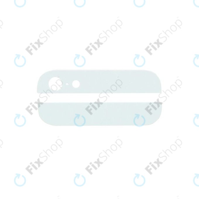 Apple iPhone 5 - zadnje steklene letve (bele)