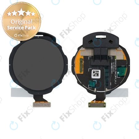 Samsung Galaxy Watch 4 Classic 46mm R895 - LCD zaslon + steklo na dotik + okvir (črna) - GH96-14426A Genuine Service Pack