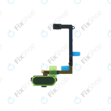 Samsung Galaxy S6 G920F - Home Buttons + Flex Cable (Black Sapphire) - GH96-08166B Genuine Service Pack