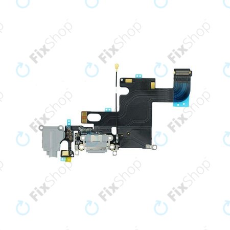 Apple iPhone 6 - Konektor za polnjenje + Flex kabel (Black)