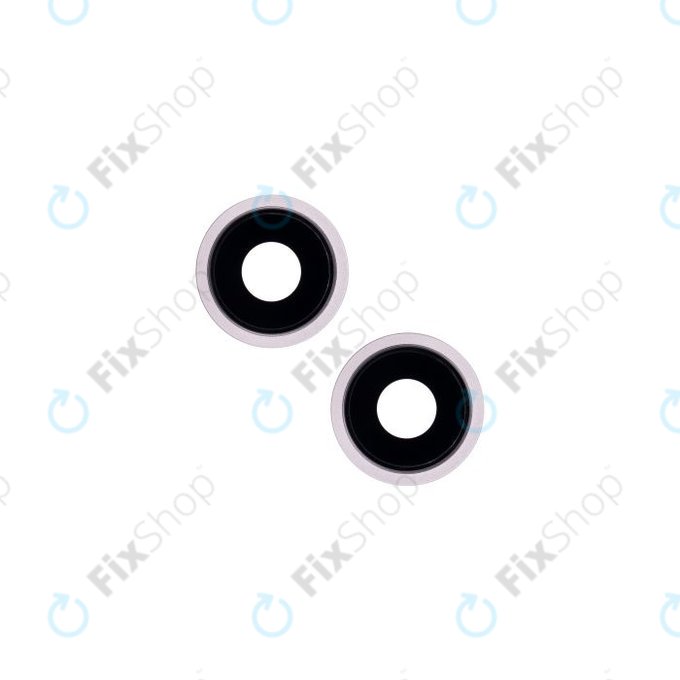 Apple iPhone 13, 13 Mini - Steklo zadnje kamere z okvirjem (Pink) - 2 kosa