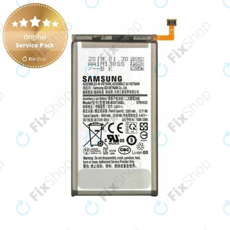 Samsung Galaxy S10 G973F - Baterija EB-BG973ABU 3400mAh - GH82-18826A Genuine Service Pack