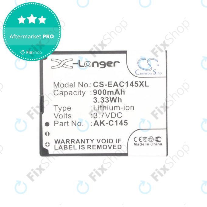 Aligator A420, V500, V550, Auro C2030, Bea-fon C250, C260, Telme C145, C145B, Texet TM-D222, Winner WG7 - Baterija AK-C145, C250, TM-D222 900mAh HQ