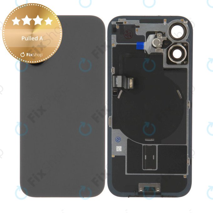 Steklo zadnjega ohišja za iPhone 17, Black, Pulled A