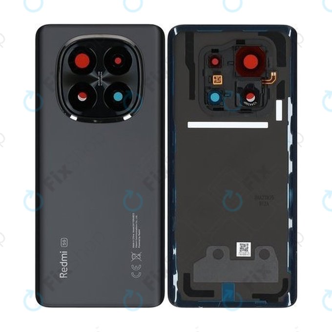 Xiaomi Redmi Note 14 Pro+ 5G 24094RAD4G - Pokrov baterije (Midnight Black) - 5600240O16U00 Genuine Service Pack