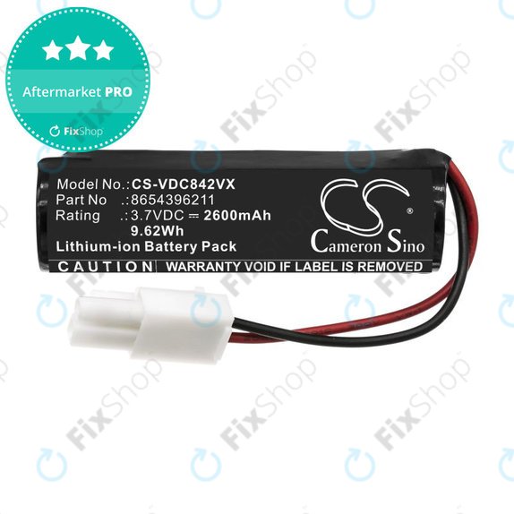 Baterija za Vileda Quick & Clean, 2600mAh, Li-Ion, 3.7V, 8654396211, HQ