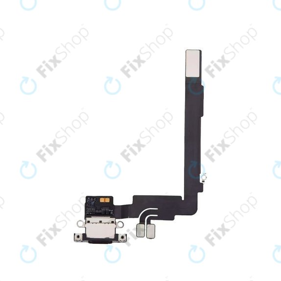 Apple iPhone 16 Pro Max - Priključek za polnjenje + Flex kabel (Black Titanium)