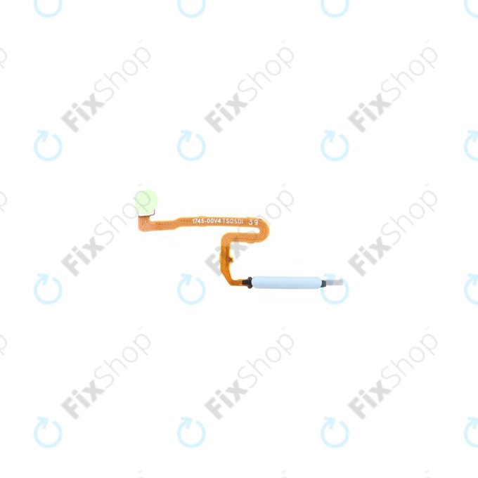 Xiaomi Redmi Note 10 Pro - Senzor prstnih odtisov + Flex kabel (Glacier Blue)