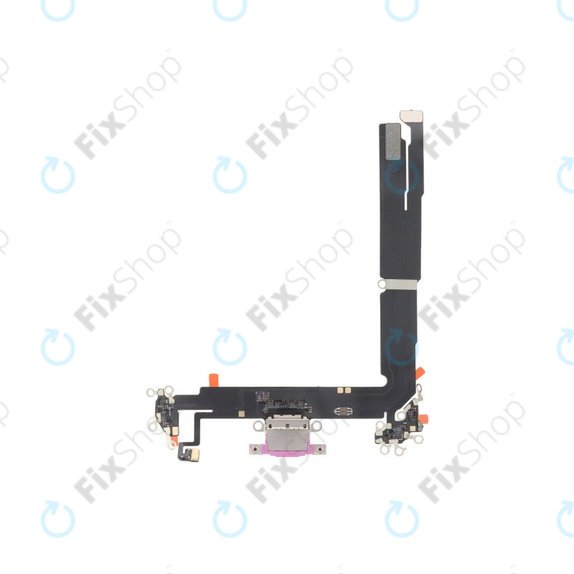 Apple iPhone 16 Plus - Priključek za polnjenje + Flex kabel (Pink)