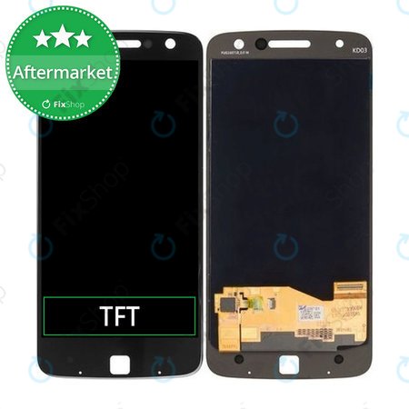 Motorola Moto Z XT1650 - LCD zaslon + steklo na dotik (Black) TFT