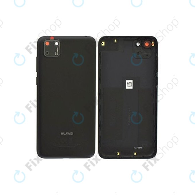 Huawei Y5P - Pokrov baterije + steklo zadnje kamere (Midnight Gray) - 97070XVD Genuine Service Pack