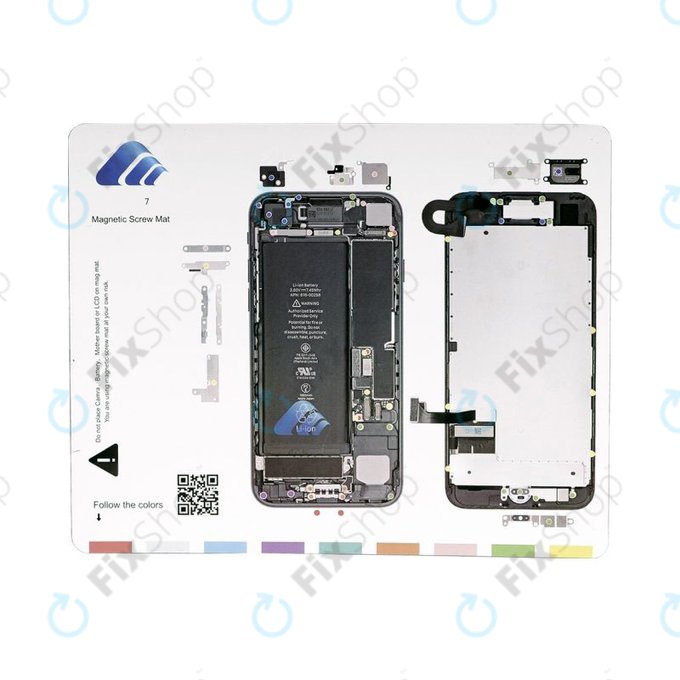 Magnetni organizator z vijaki s shemo (iPhone 7)