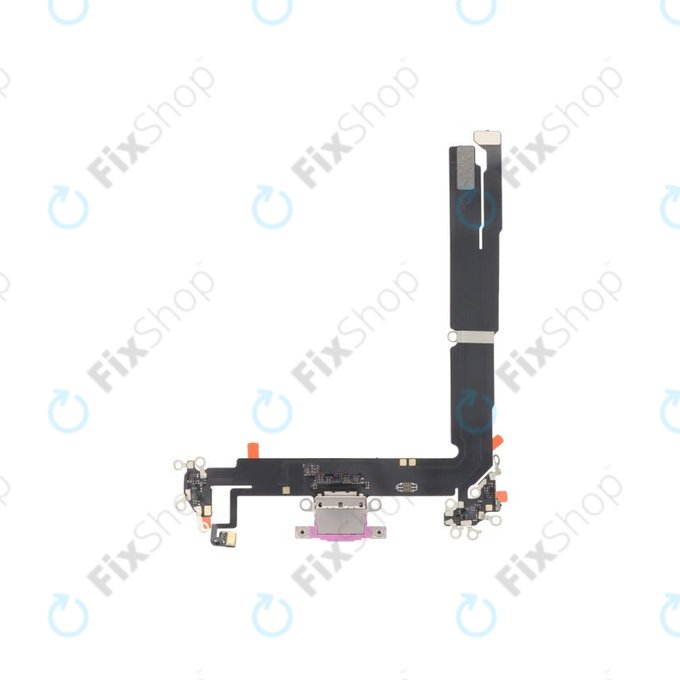 Apple iPhone 16 Plus - Priključek za polnjenje + Flex kabel (Pink)