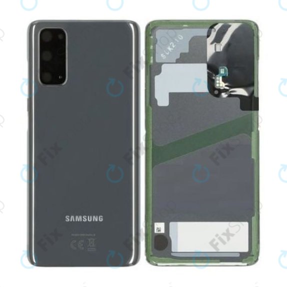 Samsung Galaxy S20 G980F - Pokrov baterije (Cosmic Grey) - GH82-22068A, GH82-21576A Genuine Service Pack