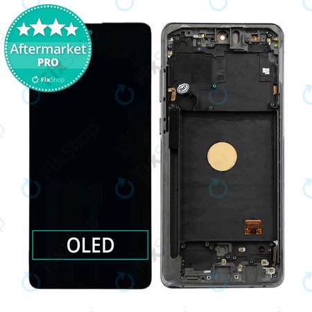 Samsung Galaxy Note 10 Lite N770F - LCD zaslon + steklo na dotik + okvir (Aura Black) OLED