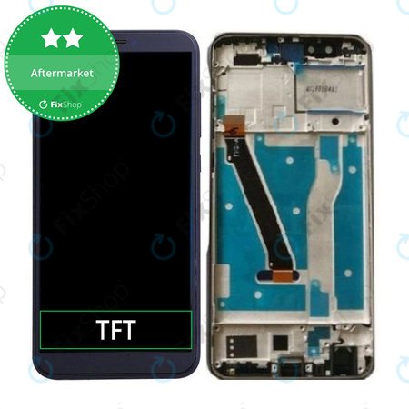 Huawei Honor 9 Lite - LCD zaslon + steklo na dotik + okvir (Midnight Black) TFT