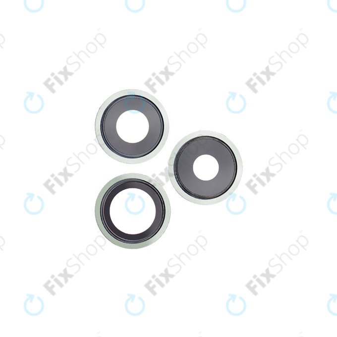 Apple iPhone 13 Pro, 13 Pro Max - Steklo za zadnjo kamero z okvirjem (Alpine Green) - 3 kosi