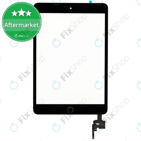 Apple iPad Mini 3 - Steklo na dotik + IC konektor (Black)