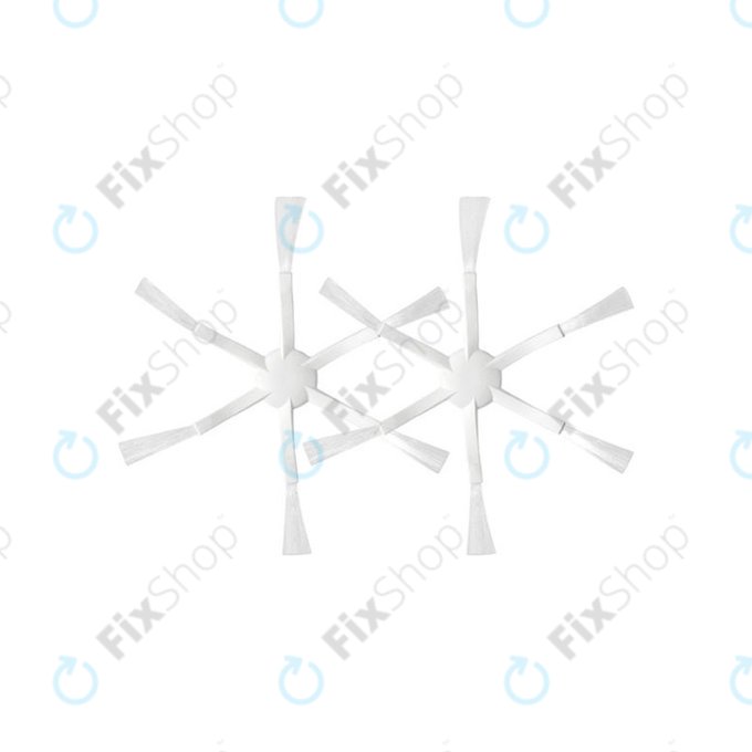 Xiaomi Dreame L10 Pro, D9, D9 Max, D9 Pro, F9, Mi Robot Vacuum Mop (Mijia 1C), 2 (Mijia 2C), 2 Pro+ (Mijia 1T), 2 Ultra, Trouver Roboter LDS - Stranska Krtača z Več Rokami (2 kosa)