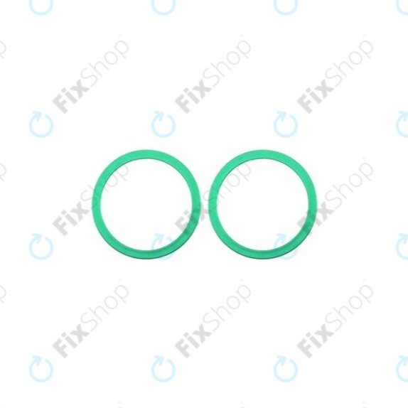 Apple iPhone 11, 12, 12 Mini - Stekleni okvir zadnje kamere (Green) - 2 kosa