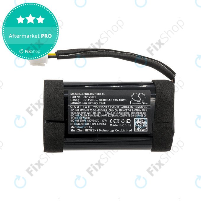 Baterija za Bang & Olufsen Beoplay P6, 3400mAh, Li-Ion, 7.4V, C129D1, HQ